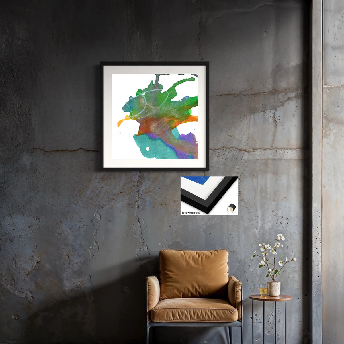 Paper_solid wood black 1.25x0.875