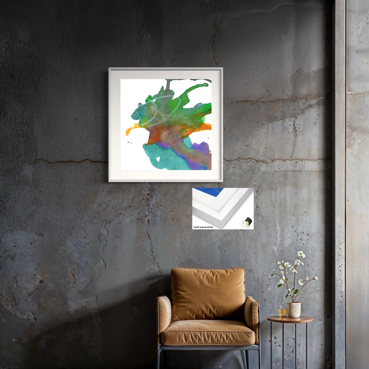 Paper_solid wood white 0.75x1.125