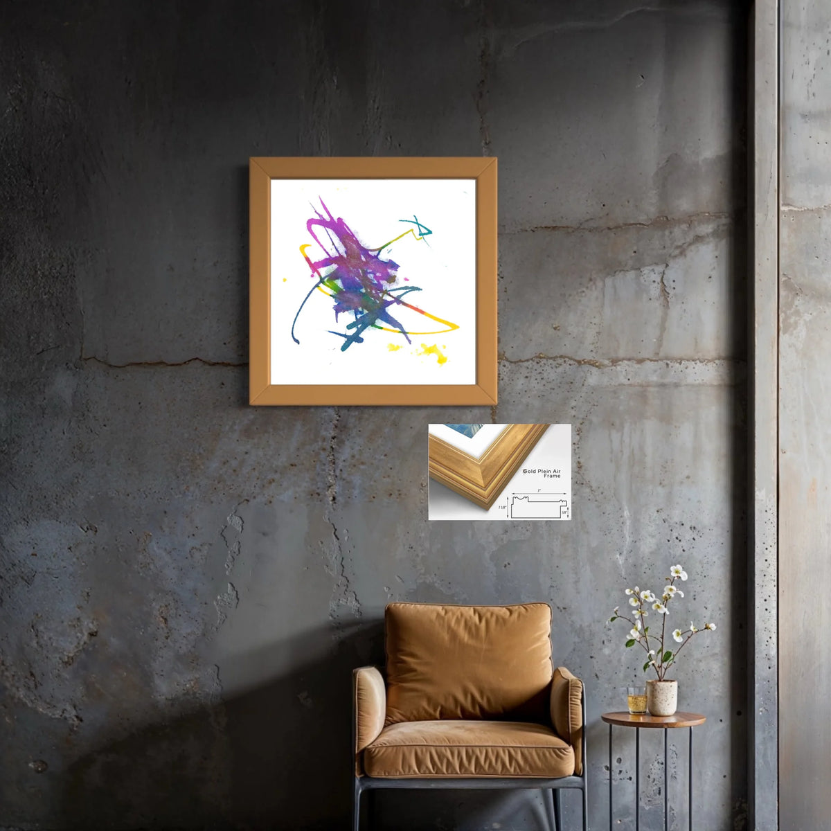 Canvas_Plein air gold_3x1.125