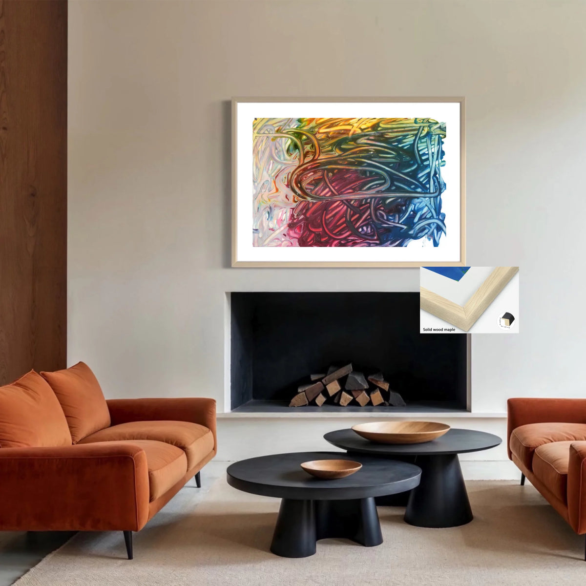 MU7C_Solid Wood maple_Frame_4%22white_mat_PP-30x45-WM4-SLDWM-1x1