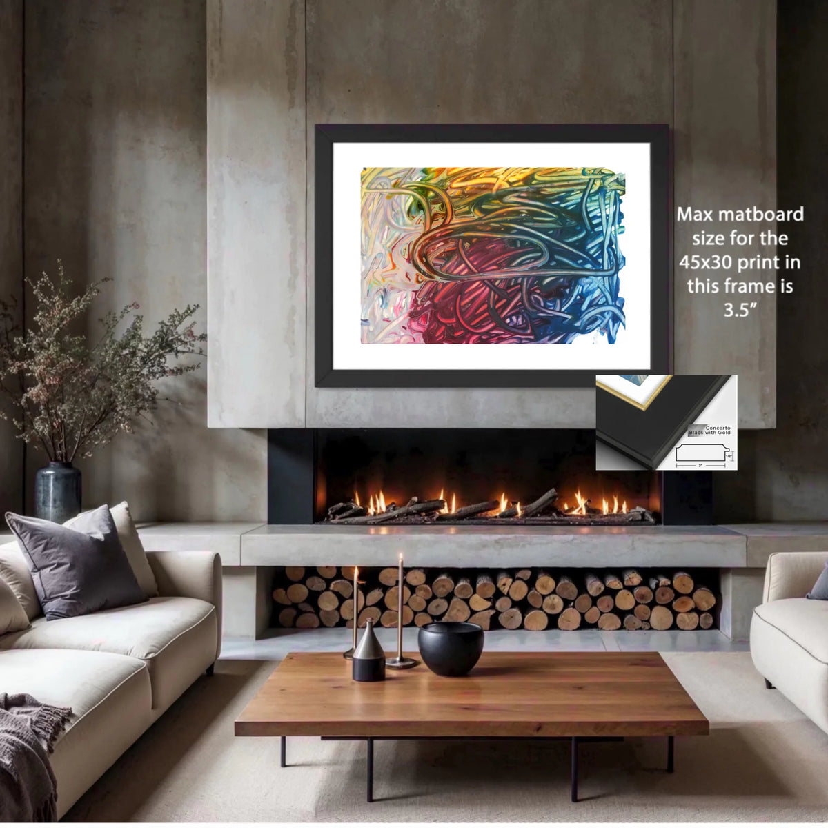 MU4A_Concerto_black_with_gold_3.5%22white mat_PP-45x30-WM4-COBG-3x0.9