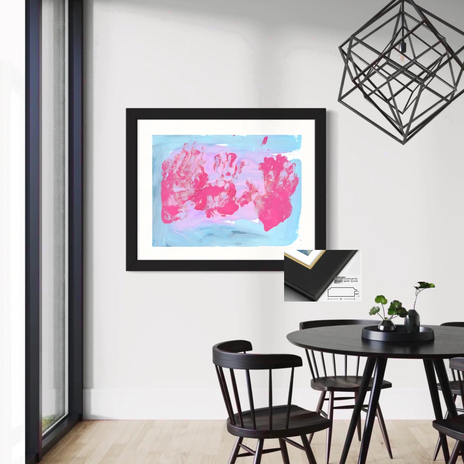 Concerto black gold square