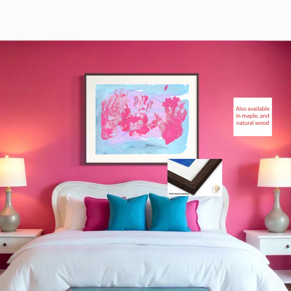 Solid wood espresso square copy