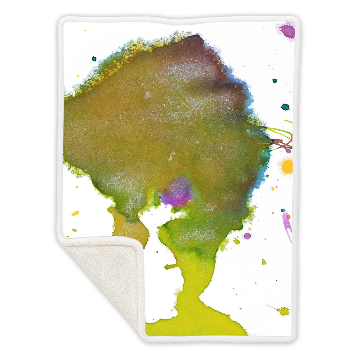 Sherpa fleece blanket, Winter26