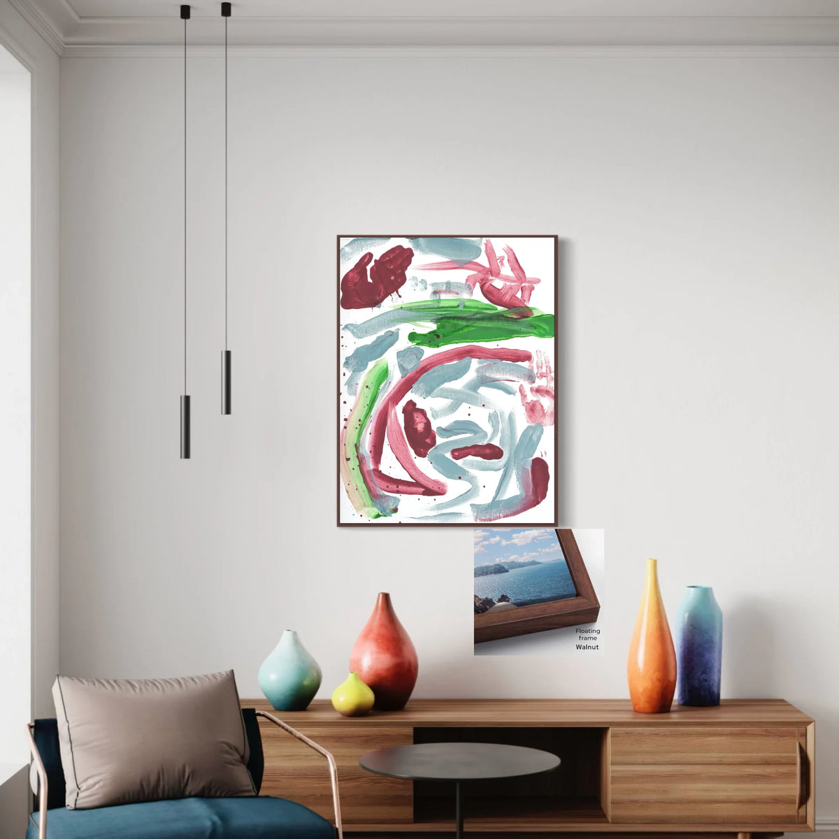 Floating_framed canvas_Walnut_CP-30x40-FWa