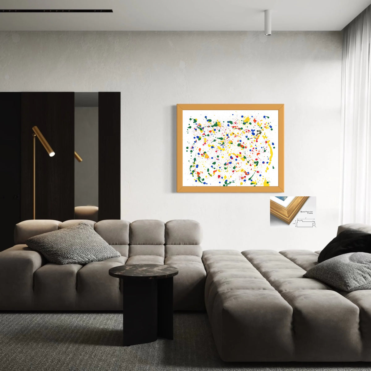 Framed canvas_Plein Air Gold_R 5 to 4_CP-45x36x0.75-PAE-3x1.125