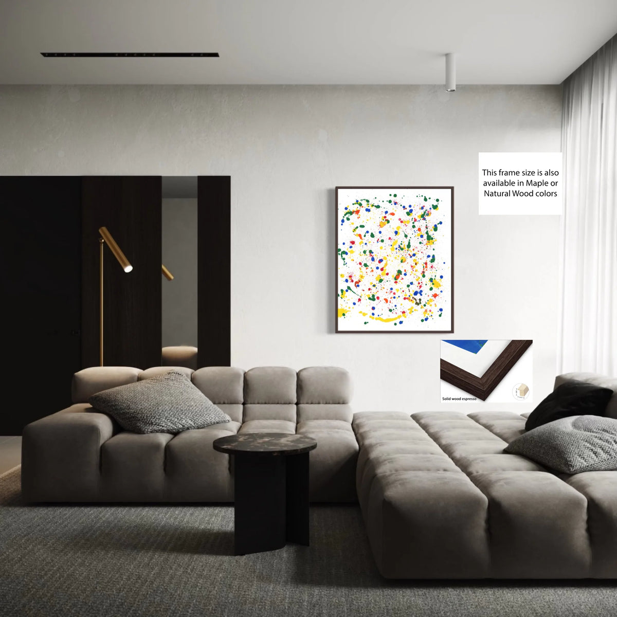 Solid wood espresso 0.85