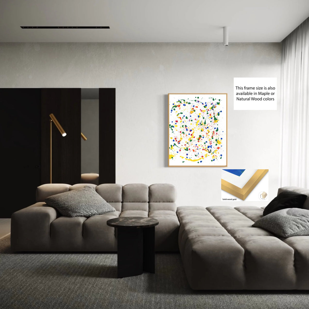 Solid wood gold 0.85