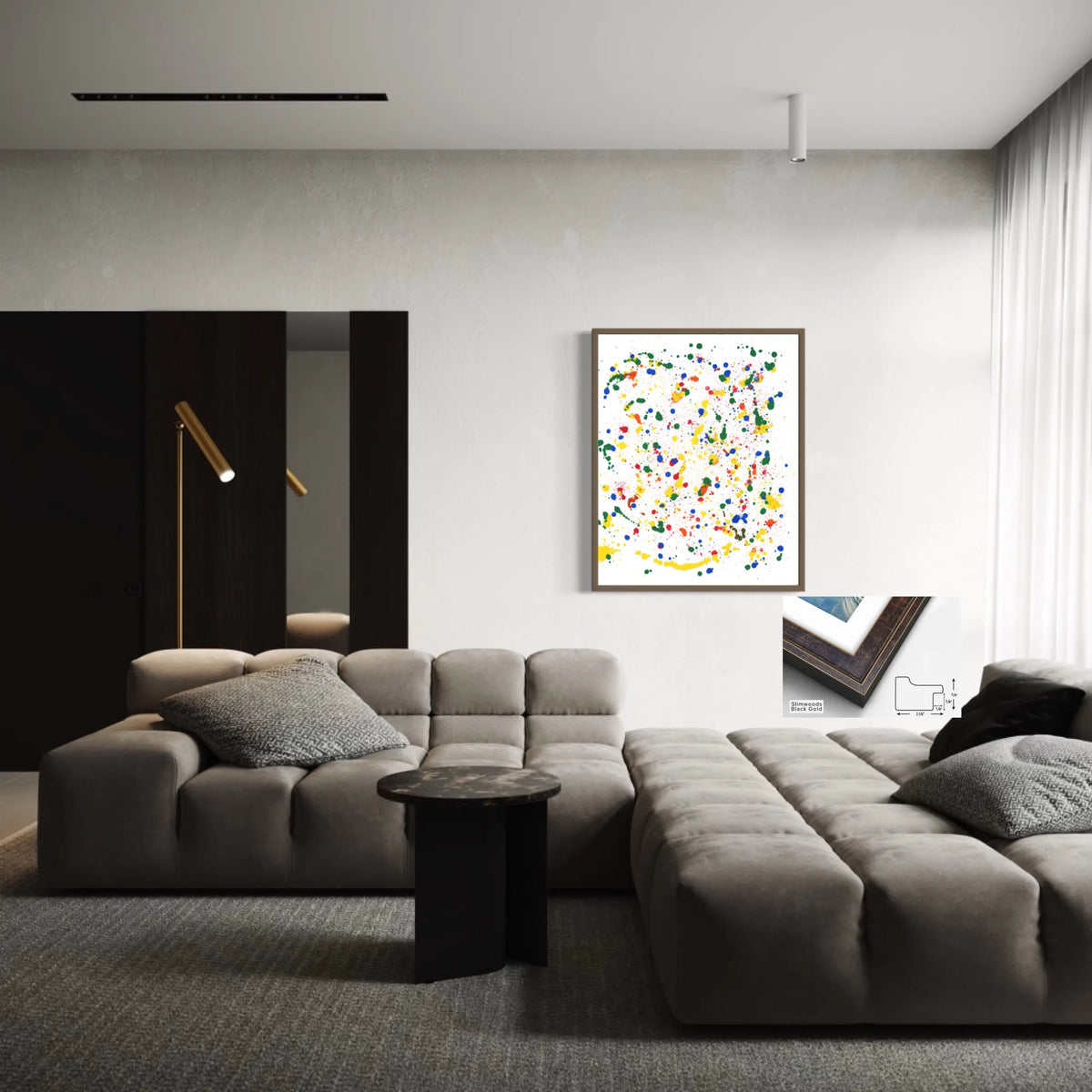 Slimwood Black Gold_36x45in