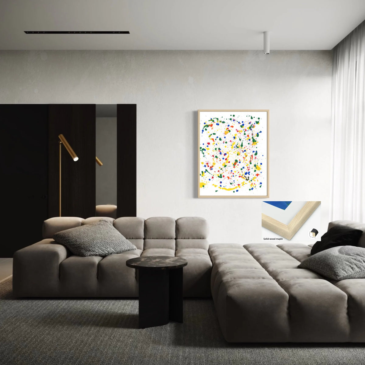 Solid wood maple 1.25