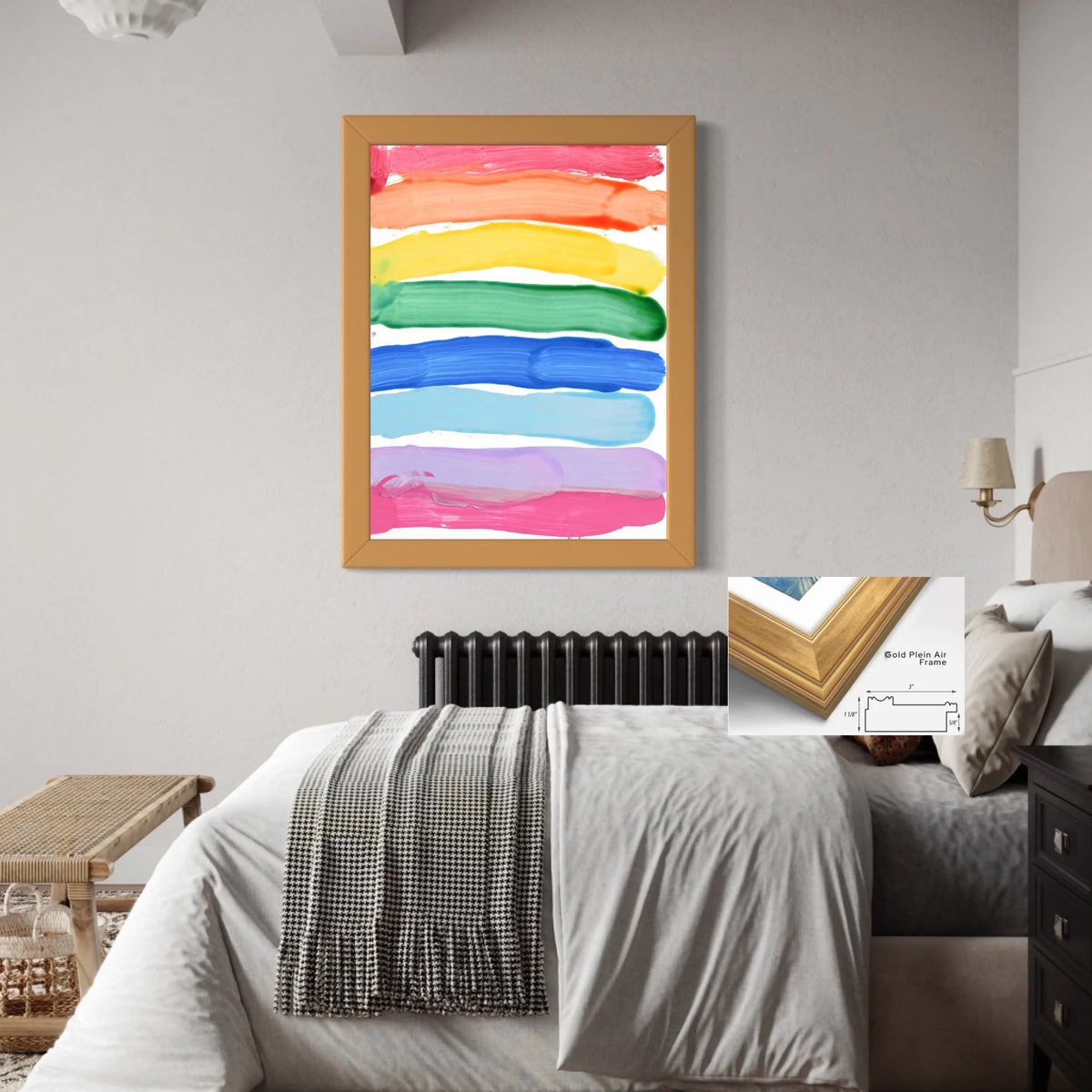 Plein air gold 3x1.125_R3to4_30x40in