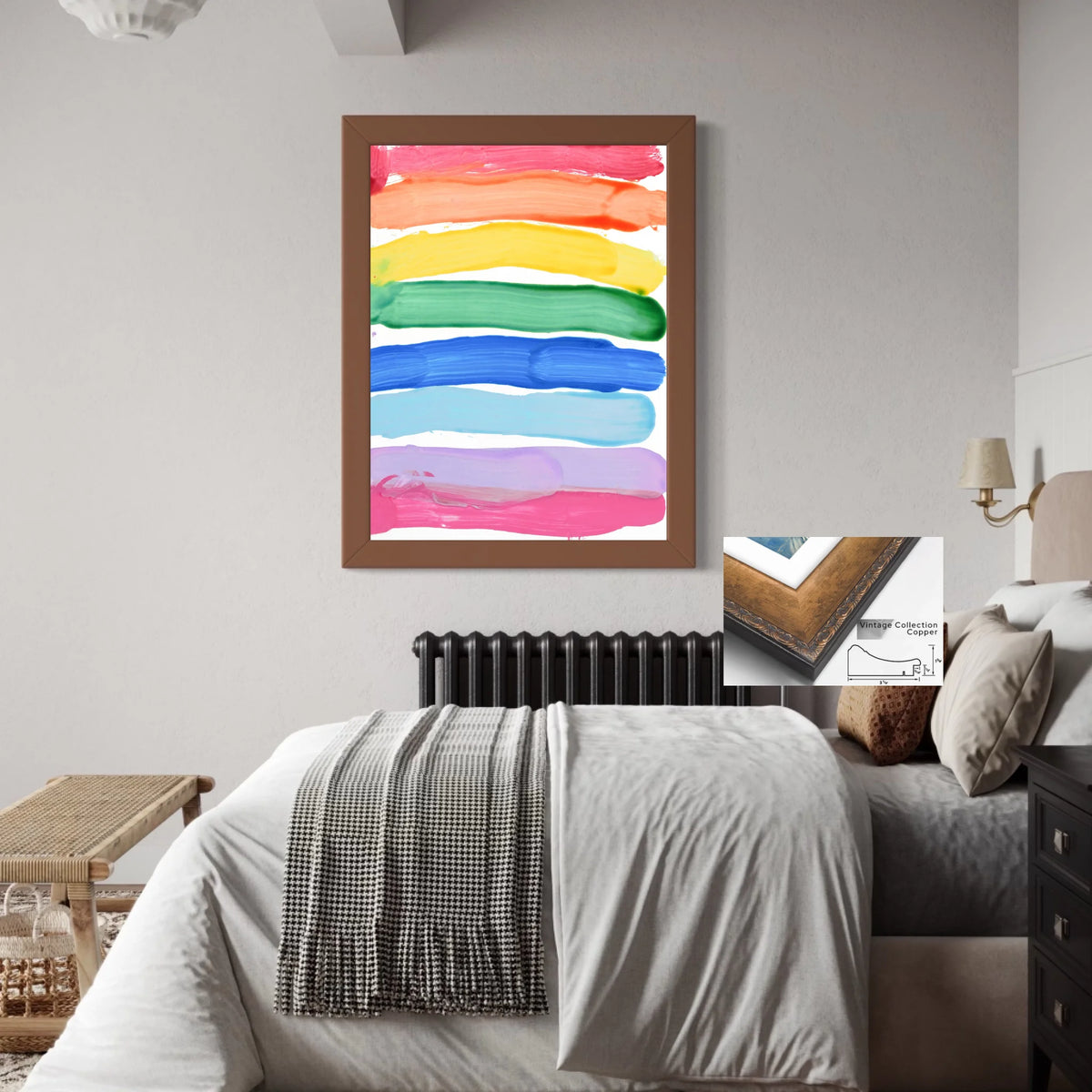 Vintage copper collection 3.25x1.375_R3to4_30x40in