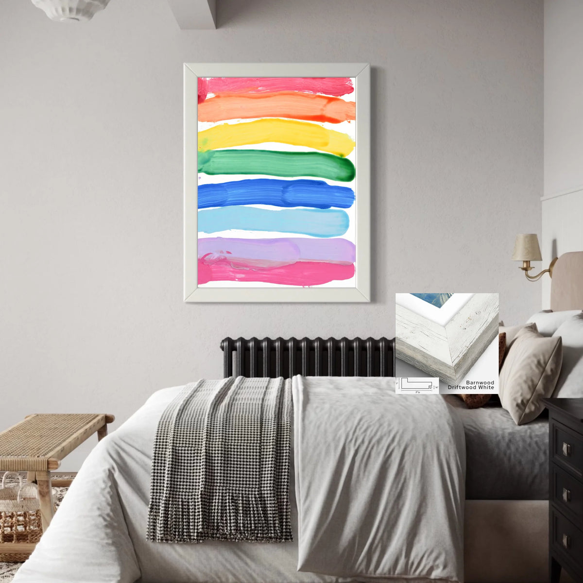 Barnwood driftwood white 2.875x1_R3to4_30x40in