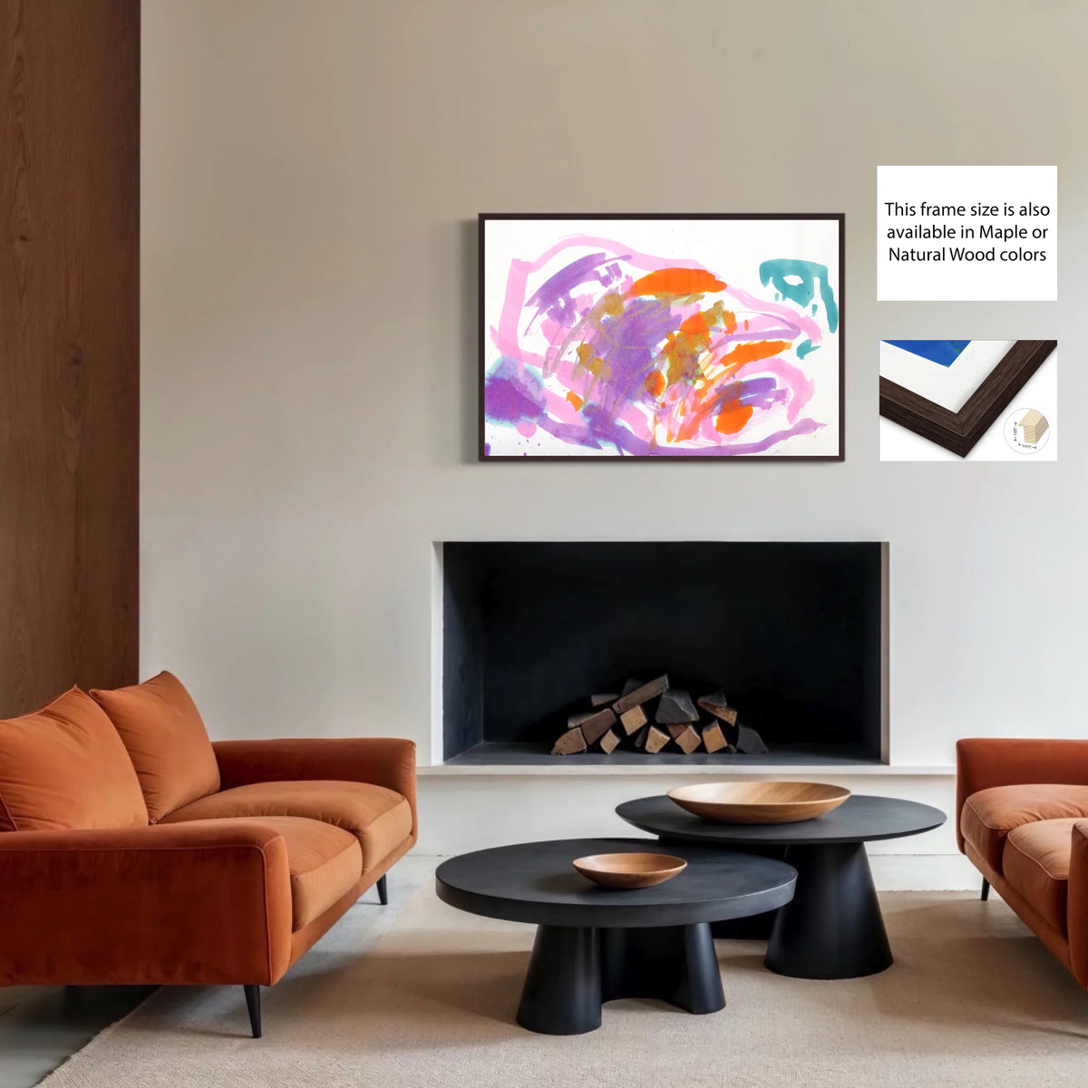 MU7F_Solid wood espresso_Framed canvas_CP-30x45x0.75-SLDWE-0.8x1