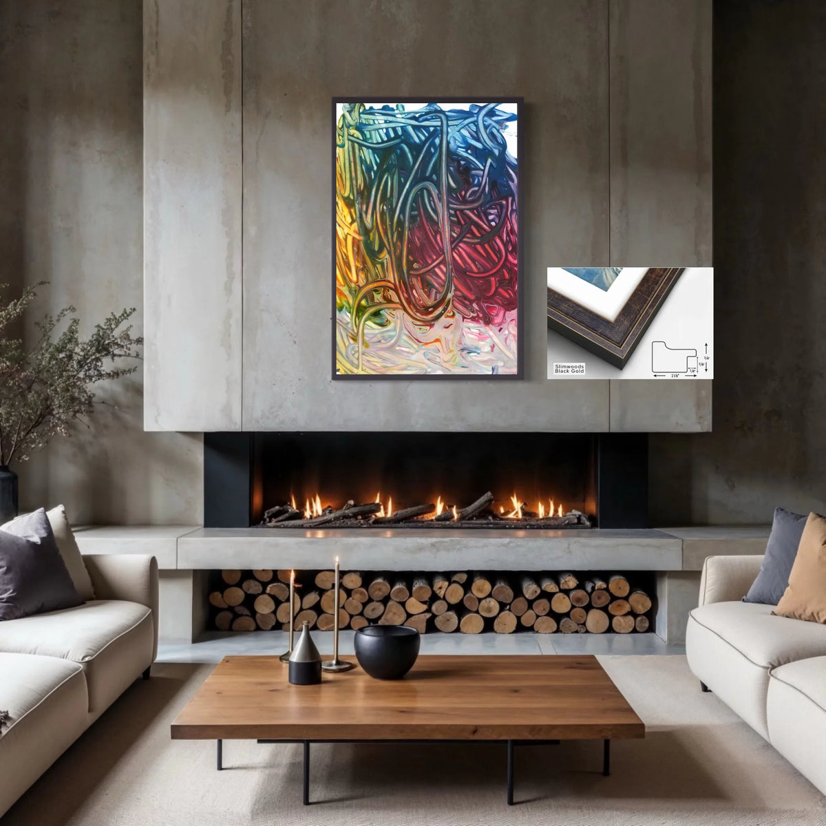 Canvas regular_slimwood black gold_1.1x0.75_30x45in