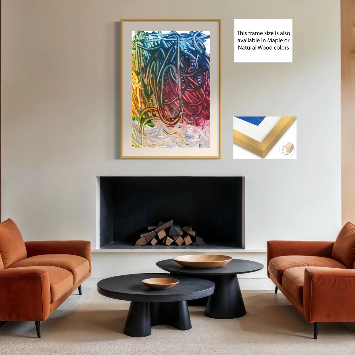 Paper print_regular_solid wood gold_off white matt 4%22_0.875x1.125_30x45in