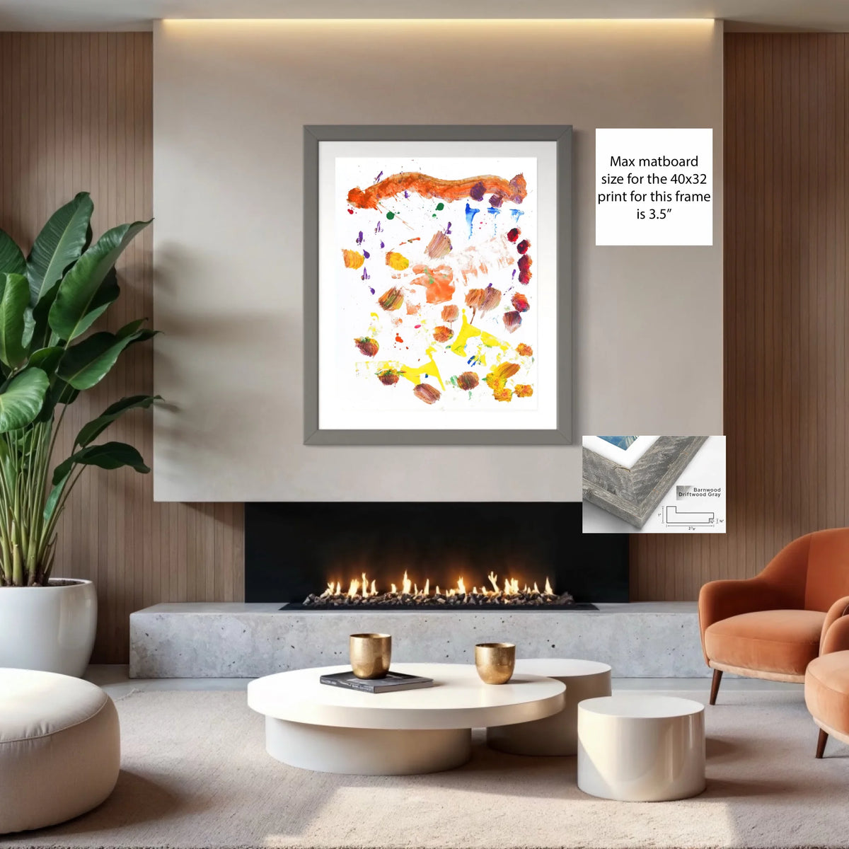 Paper print_Barnwood driftwood gray_white mat 3.5%22_2.875x1_36x45in