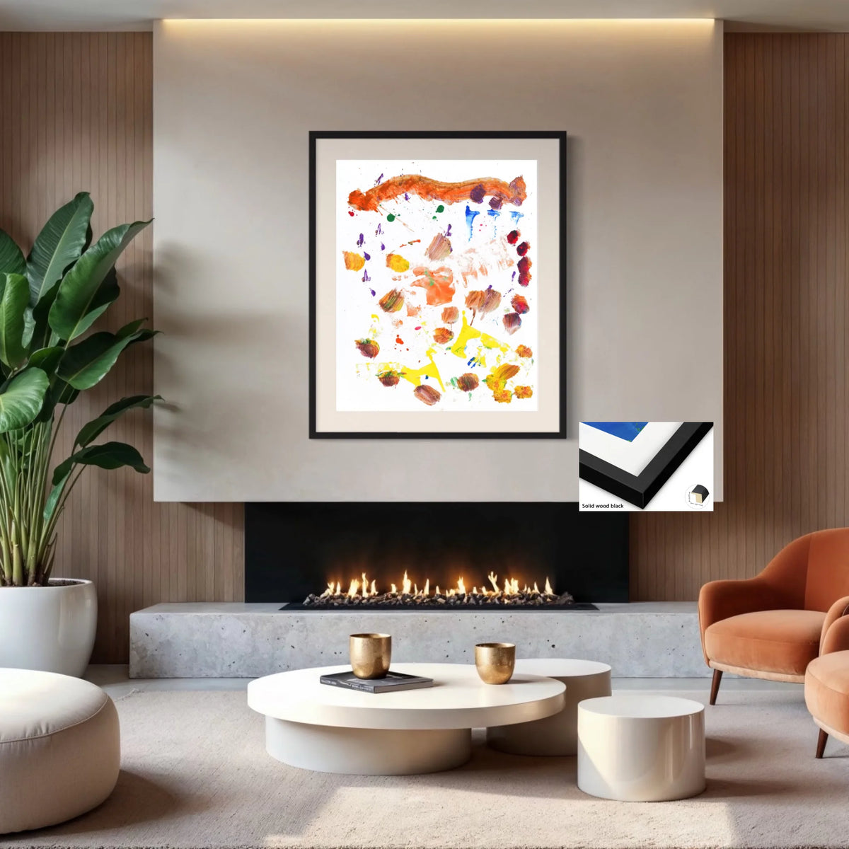 Paper print_Solid wood black_off white mat 4%22_1.25 x 0.875_36x45in