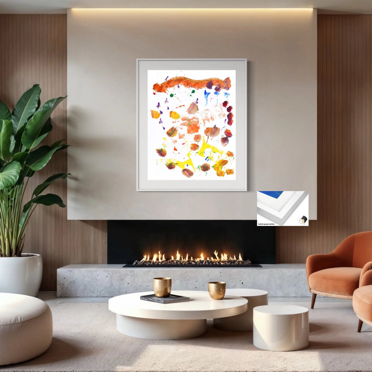 Paper print_Solid wood white_off white mat 4%22_ 0.75x1.125_36x45in