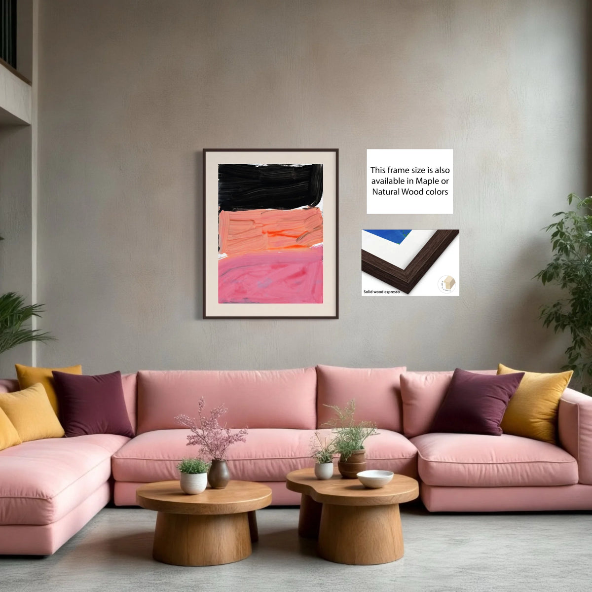 Paper prints_solid wood espresso_off white matt 4%22_0.875x1.125_30x40in