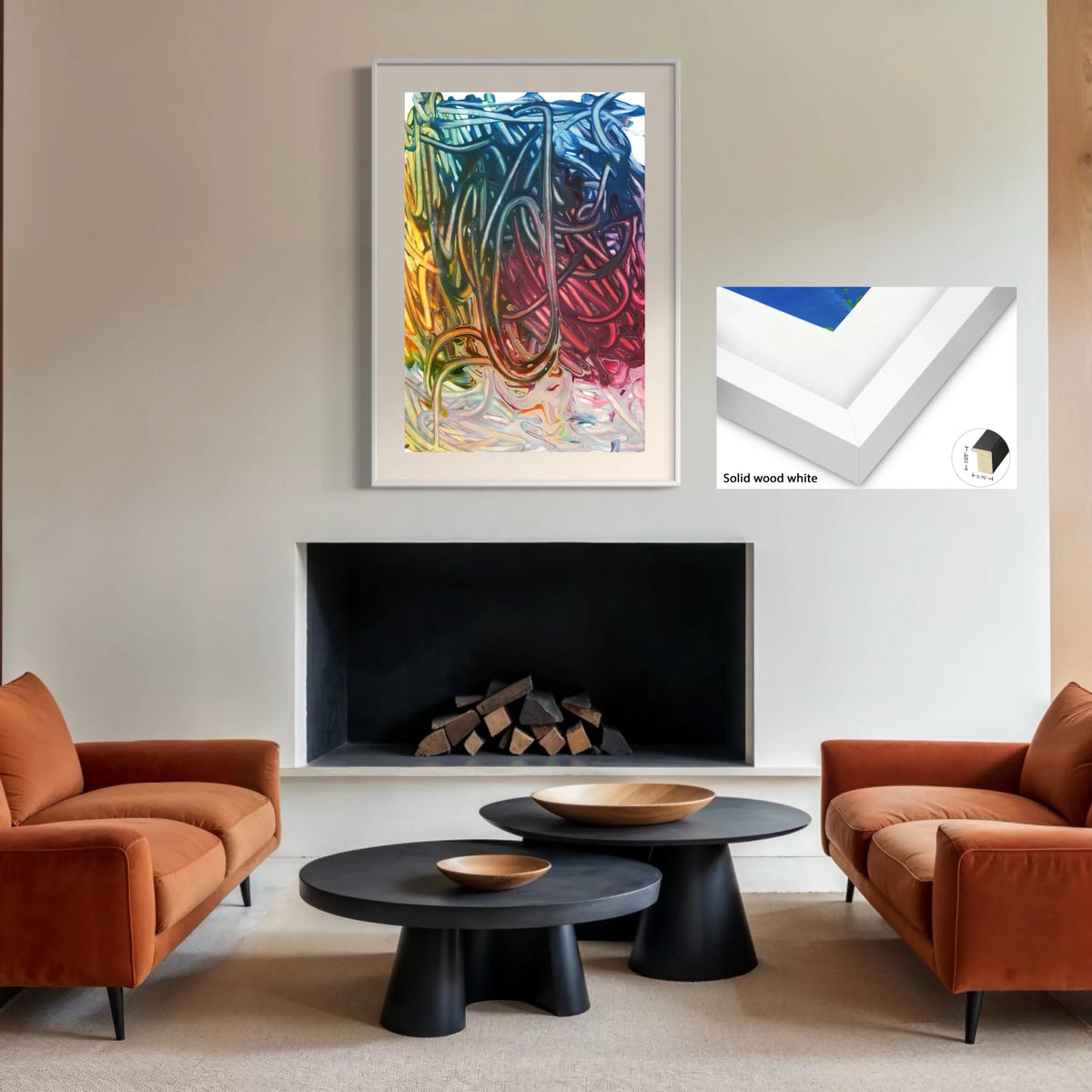 Paper prints regular_solid wood white_0.75x1.125_30x45in