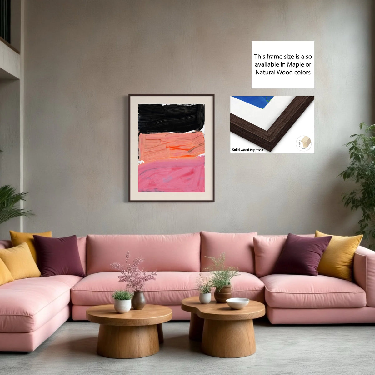 Paper prints_solid wood espresso_off white matt 4%22_0.875x1.125_30x40in