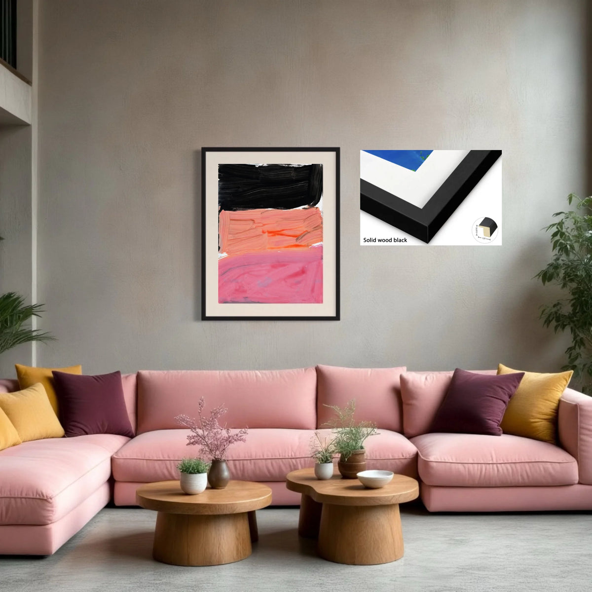 Paper prints_solid wood black_off white matt 4%22_1.25x0.875_30x40in