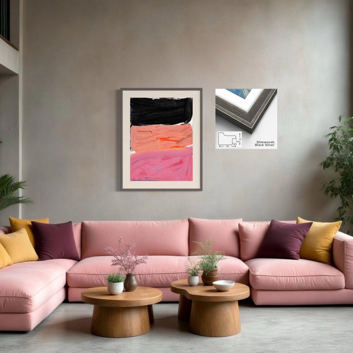 Paper prints_slimwood black silver_off white matt 4%22_1.125x0.75_30x40in