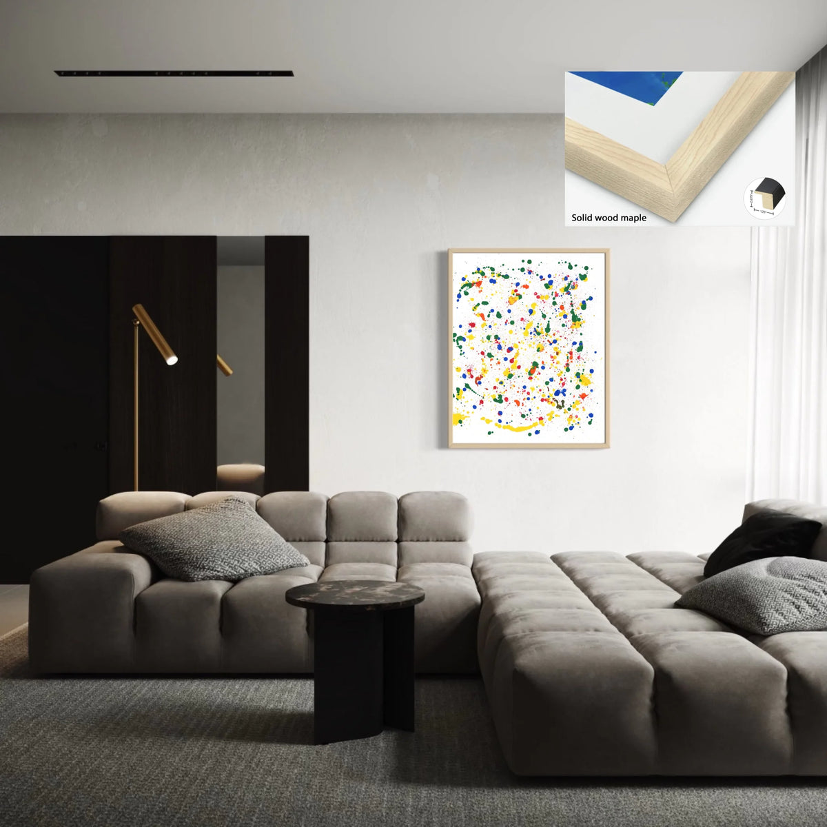 Solid wood maple 1.25