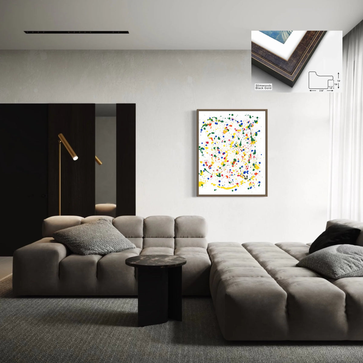 Slimwood Black Gold_36x45in