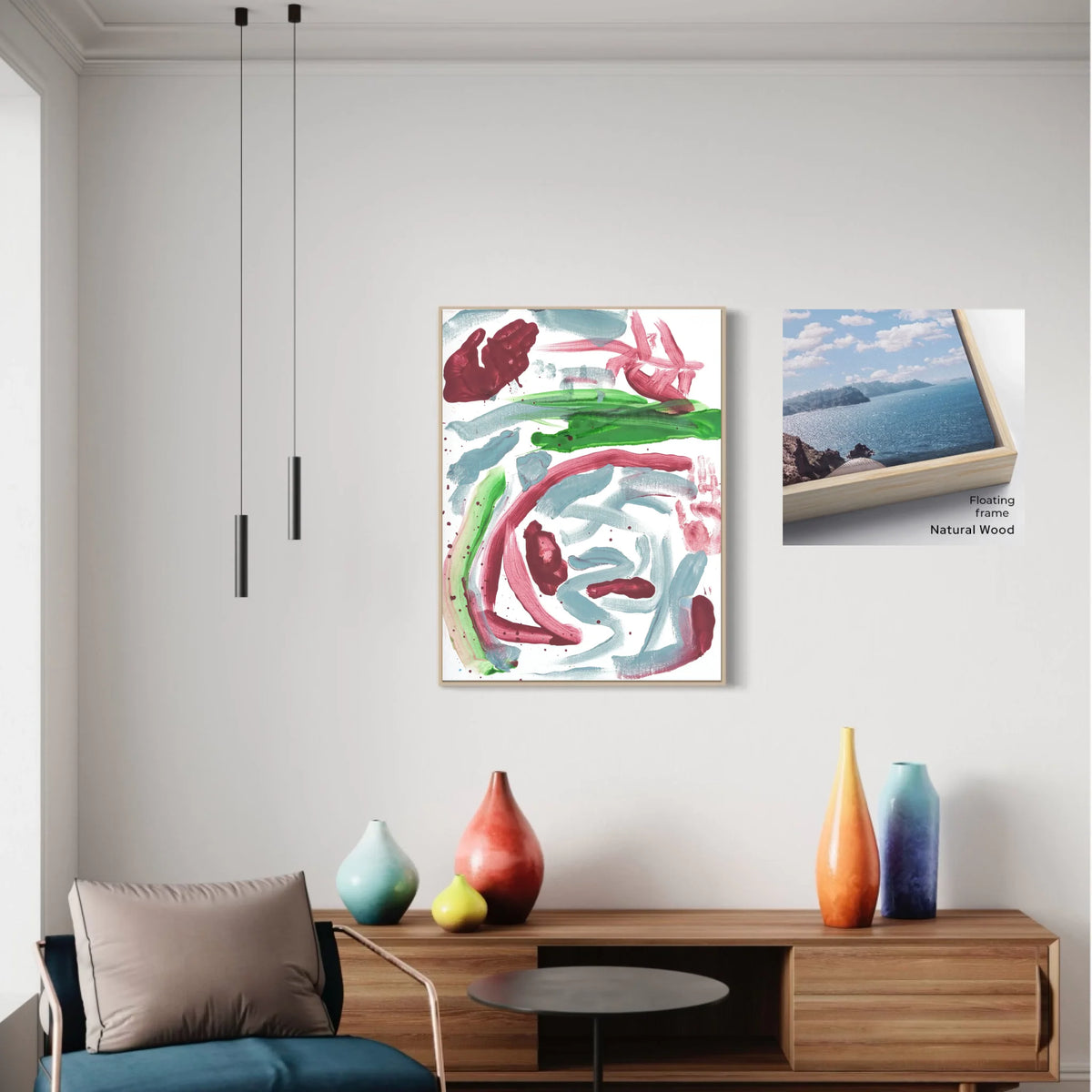 Floating_framed canvas_natural wood_CP-30x40-FNW