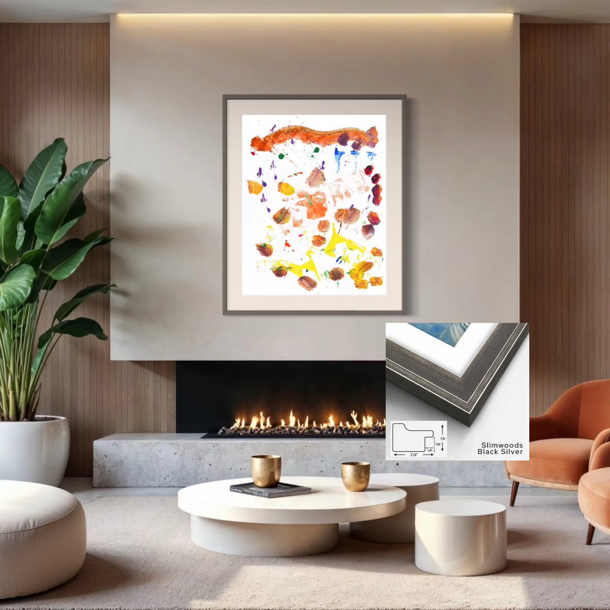 Paper print_Slimwood black silver_off white mat 4%22_1.125x0.75_36x45in