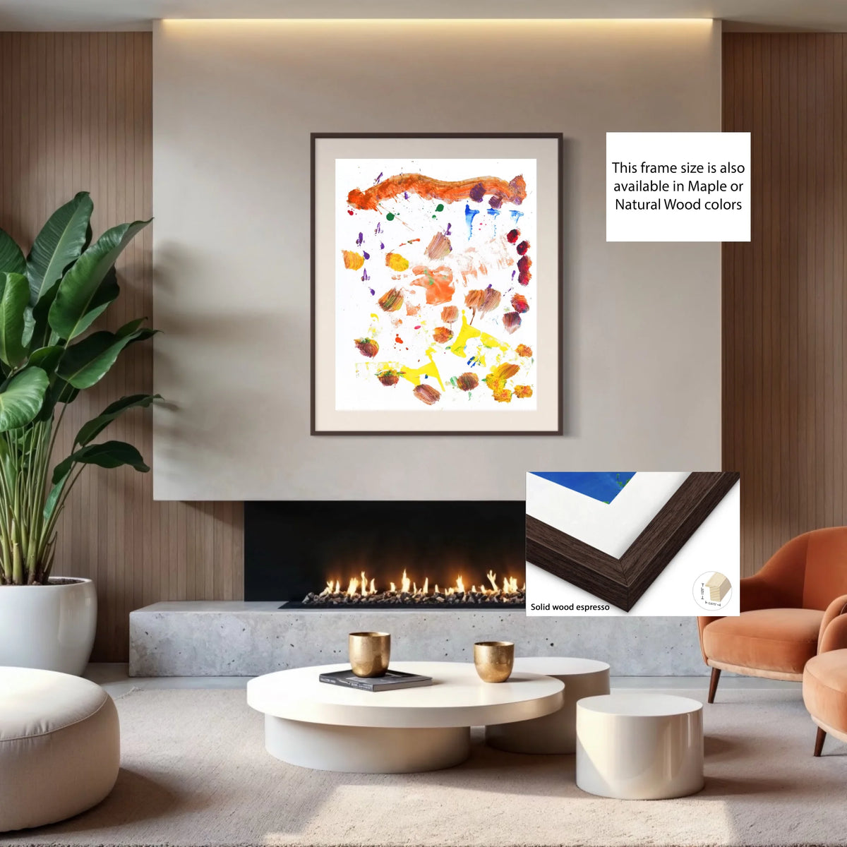 Paper print_Solid wood espresso_off white mat 4%22_0.875x1.125_36x45in