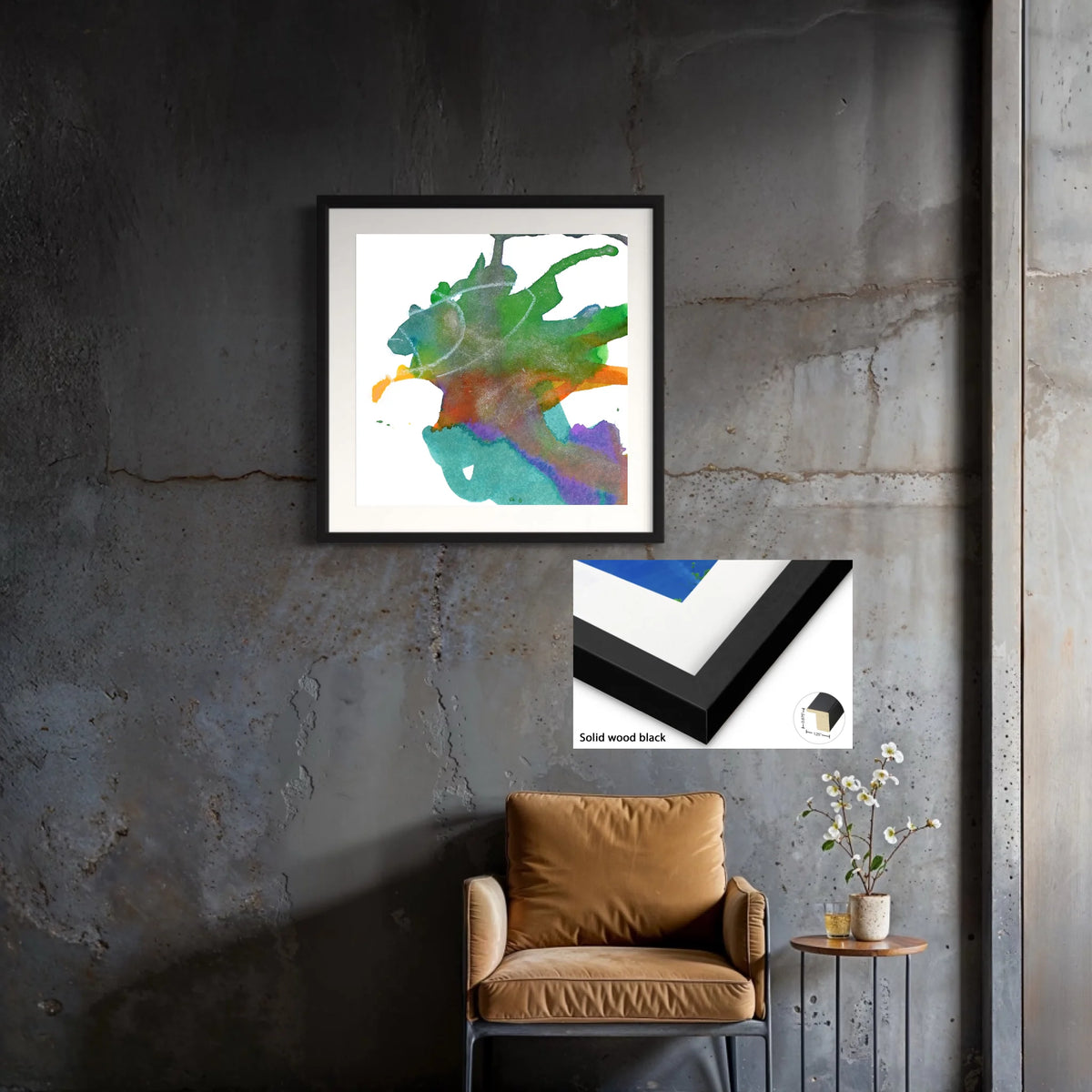 Paper_solid wood black 1.25x0.875