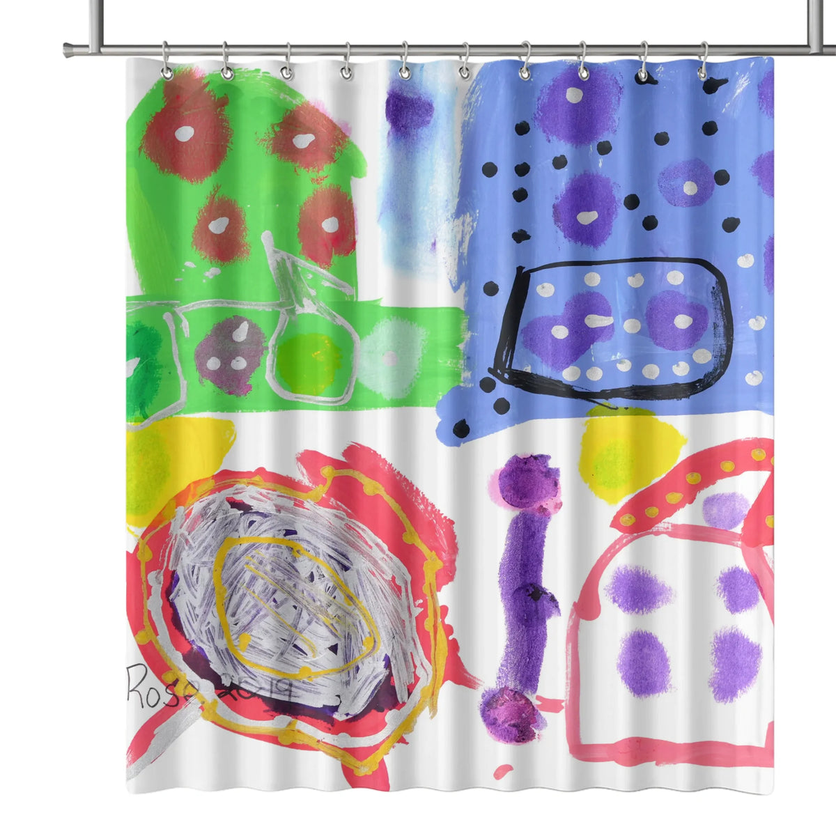 Shower Curtain, 3 Sizes, Spring26