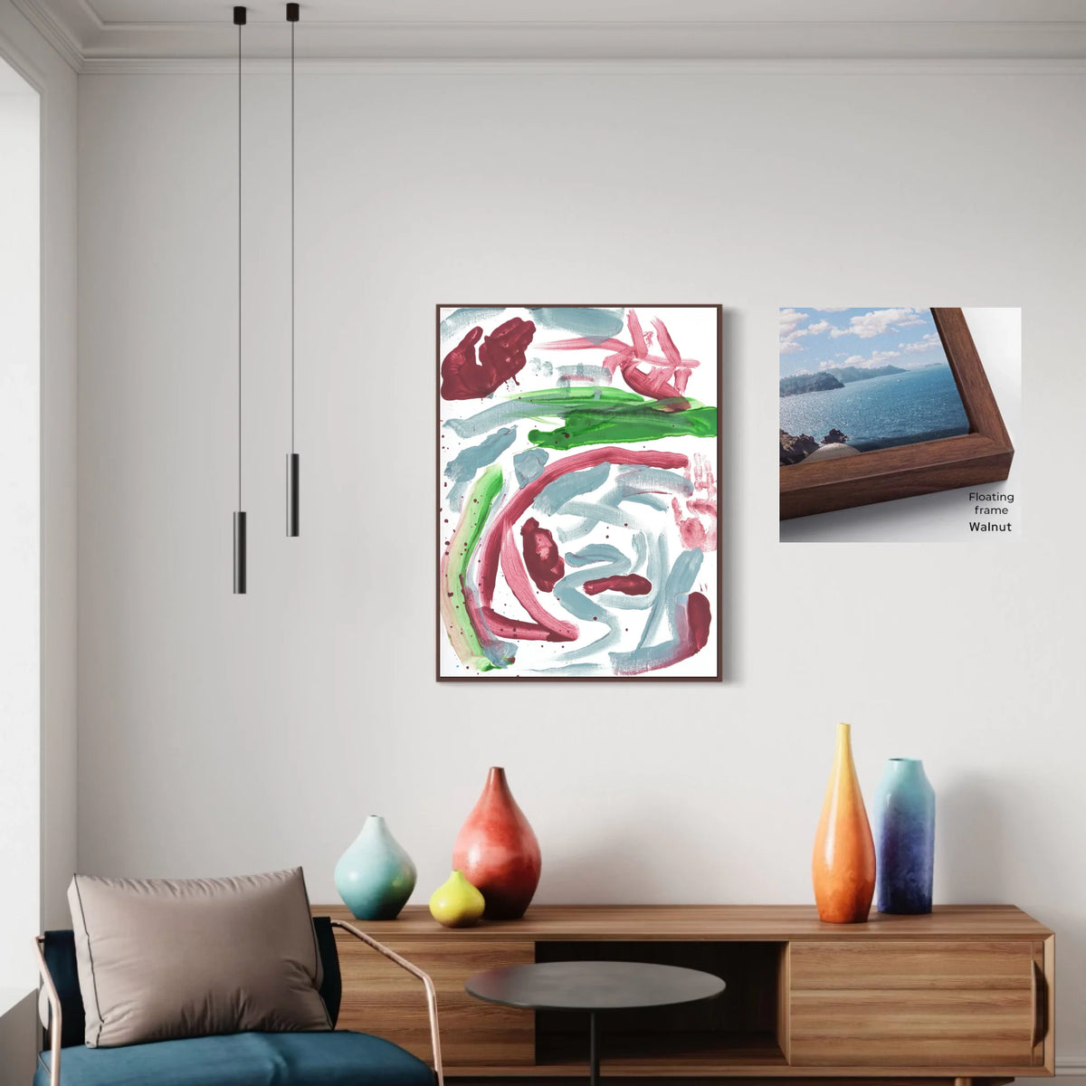 Floating_framed canvas_Walnut_CP-30x40-FWa