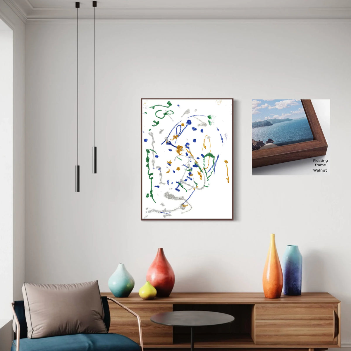 Floating_framed canvas_Walnut_CP-30x40-FWa