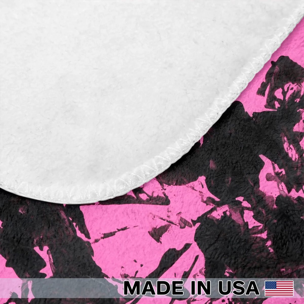 Soft fleece corner with stitching-1