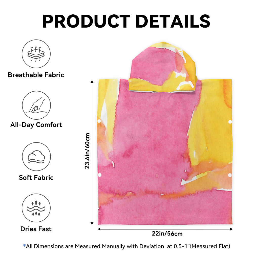 Kids Hooded Beach Towel, Buy as is, Spring26