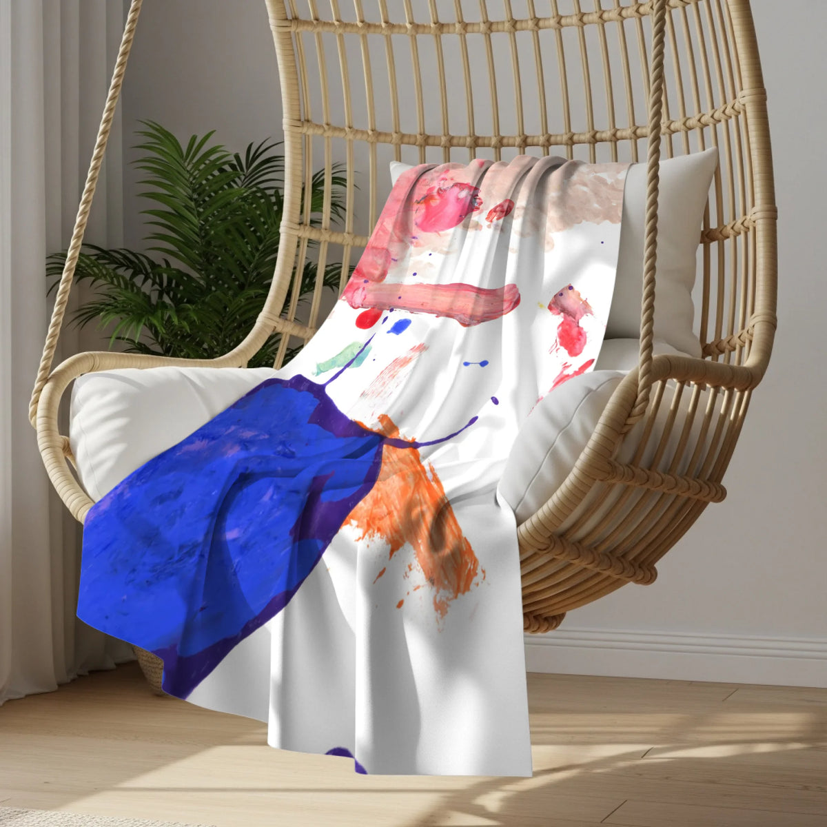 Hanging chair blanket mockup copy