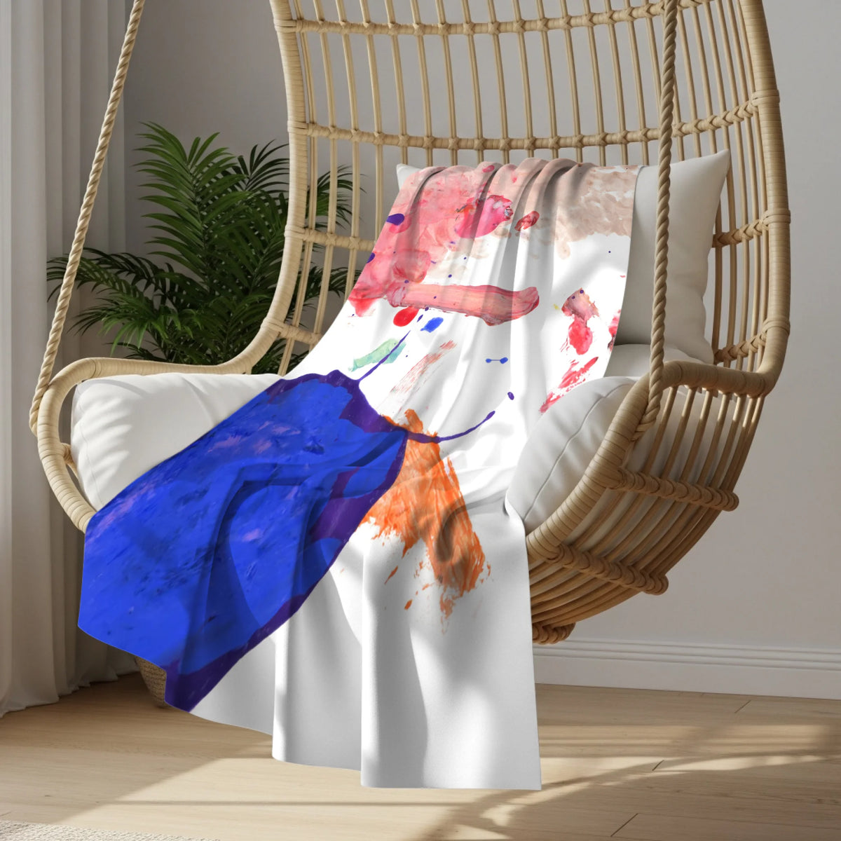Hanging chair blanket mockup copy