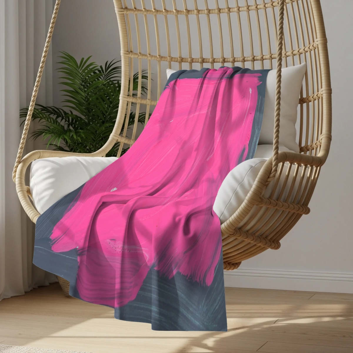 Hanging chair blanket mockup copy