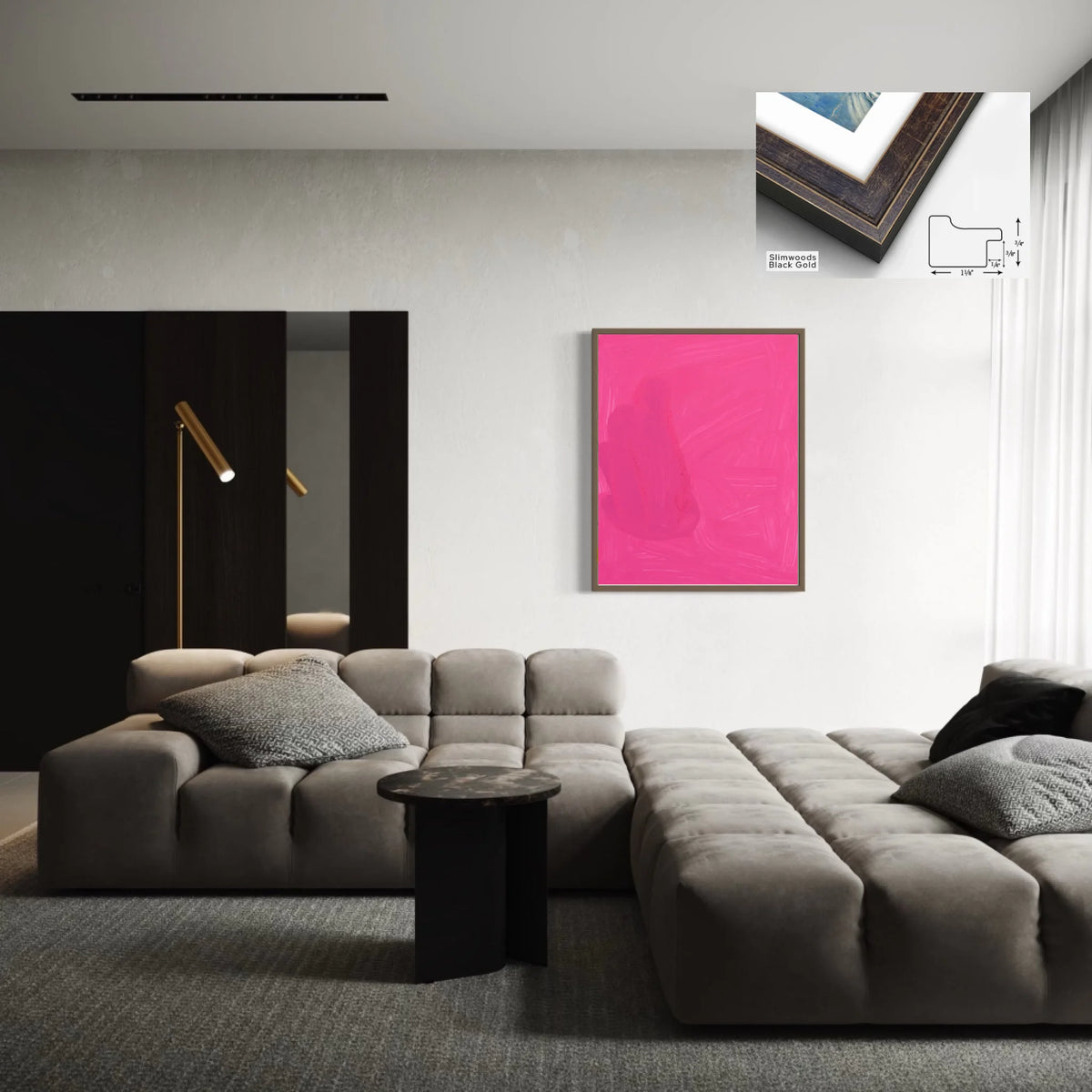 Slimwood Black Gold_36x45in