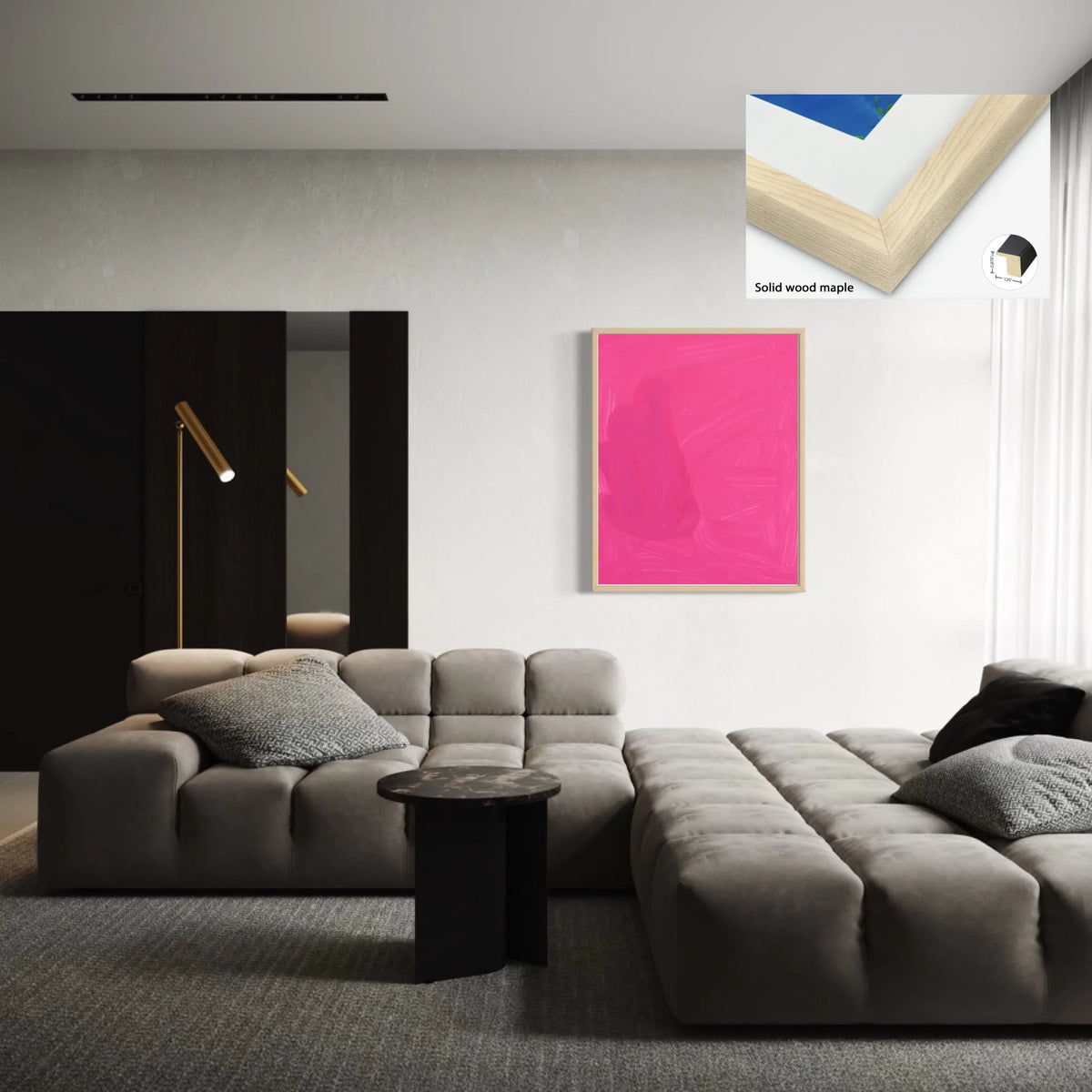 Solid wood maple 1.25