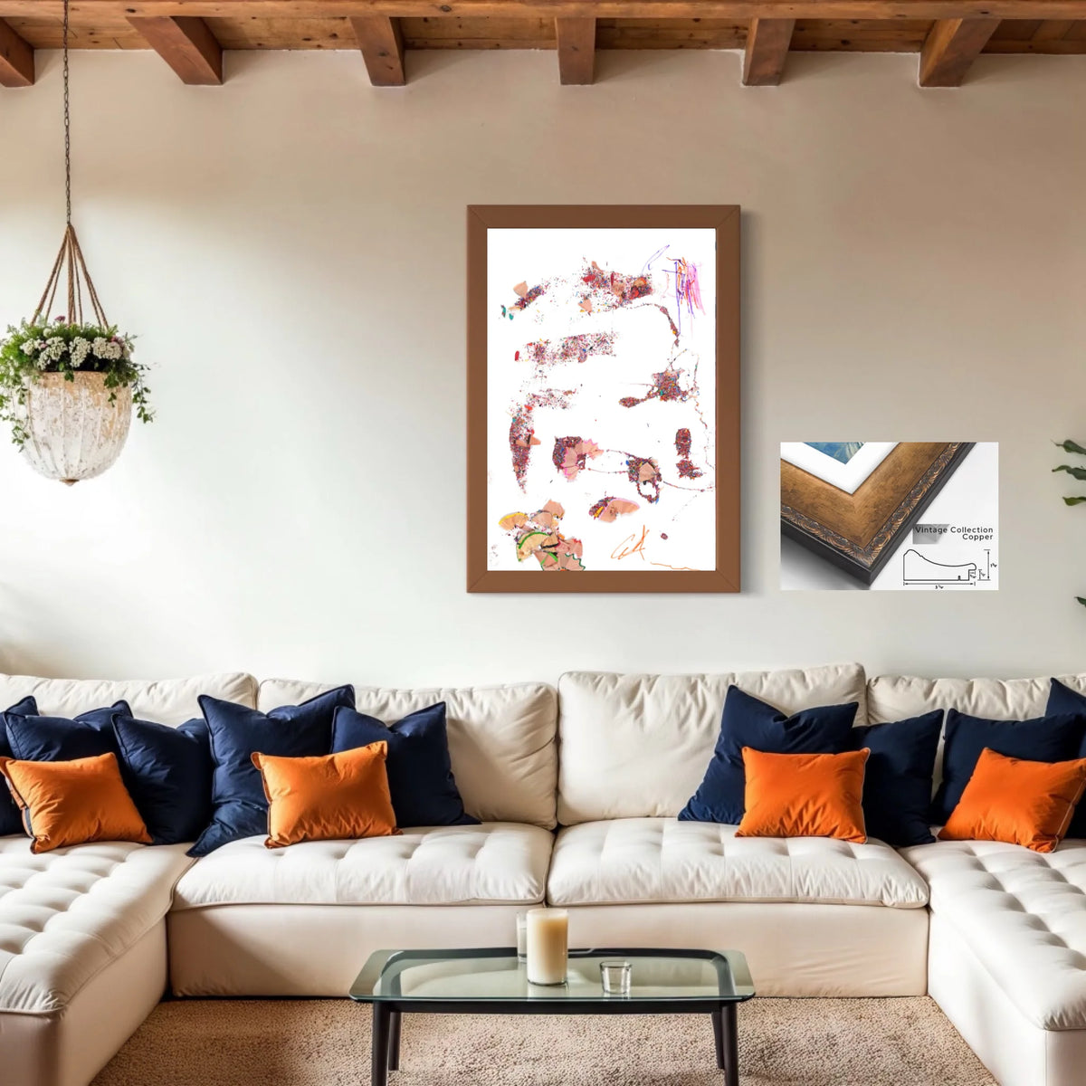 Canvas print_regular_vintage copper_3.25x1.375_30x45in