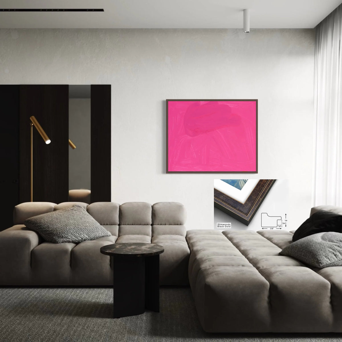 Framed canvas_Slimwood Black Gold_R 5 to 4_CP-45x36x0.75-SBG-1.125x0.75