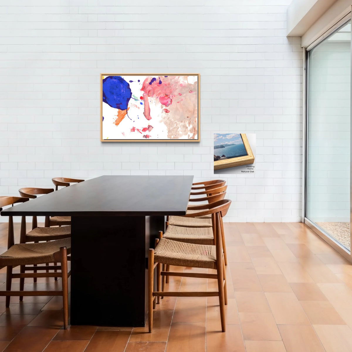 7 MU12_Floating_framed canvas_natural Oak_CP-30x45x1.25 or 1.5-FCFO