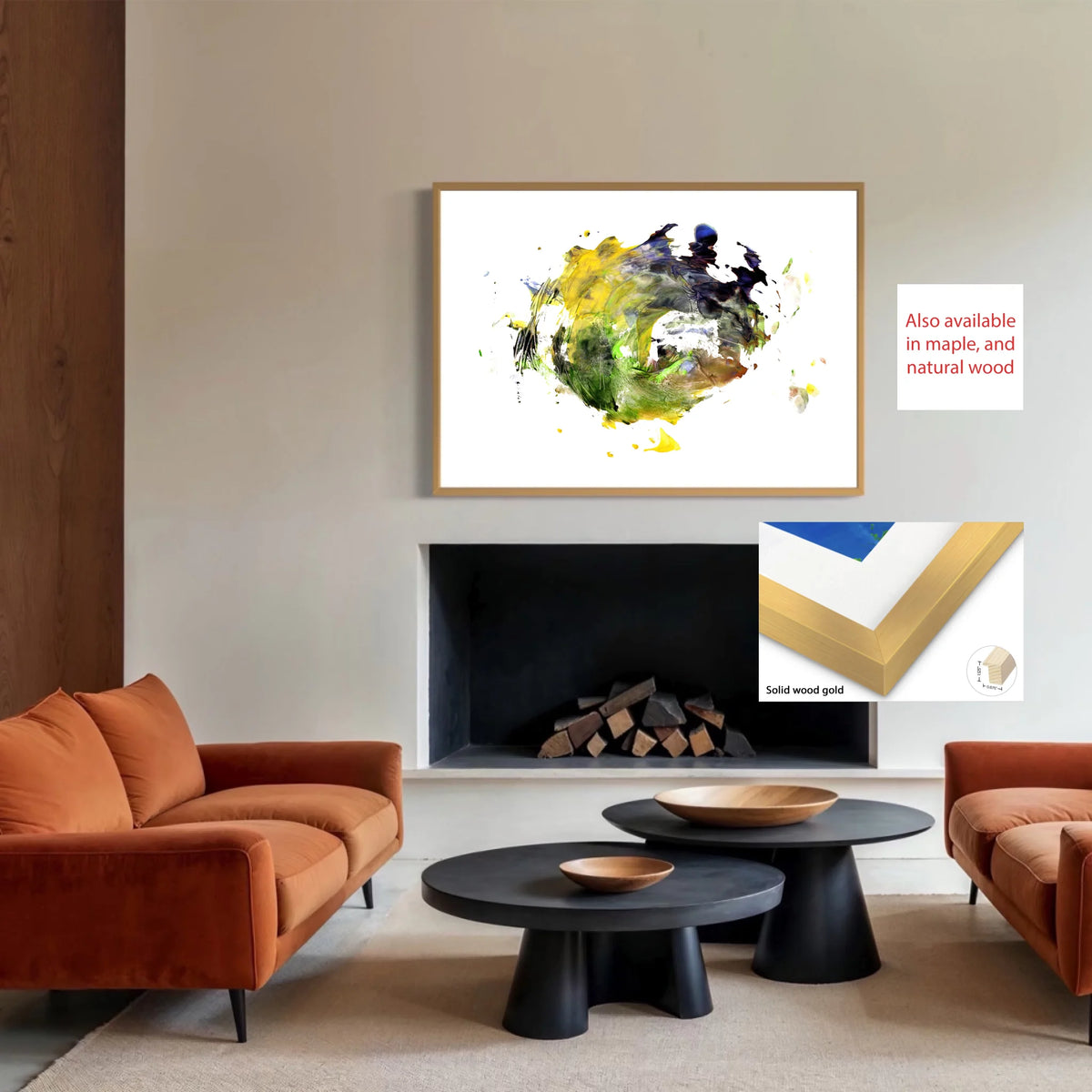 MU7E_Solid wood gold frame_4%22white mat_PP-30x45-WM4-SLDWG-0.8x1