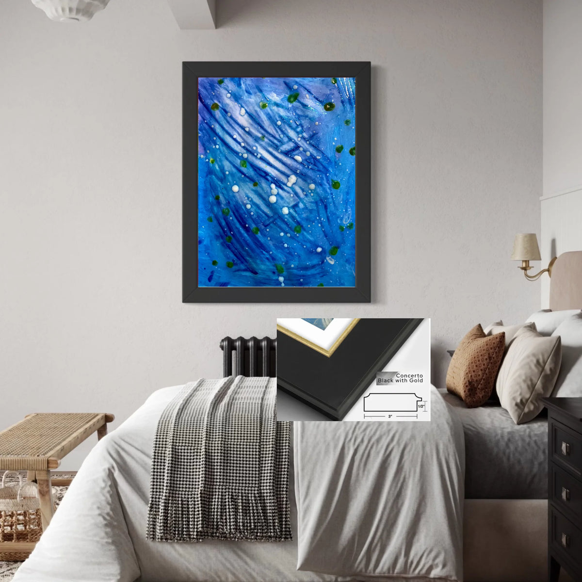 Concerto black with gold 3x1_R3to4_30x40in