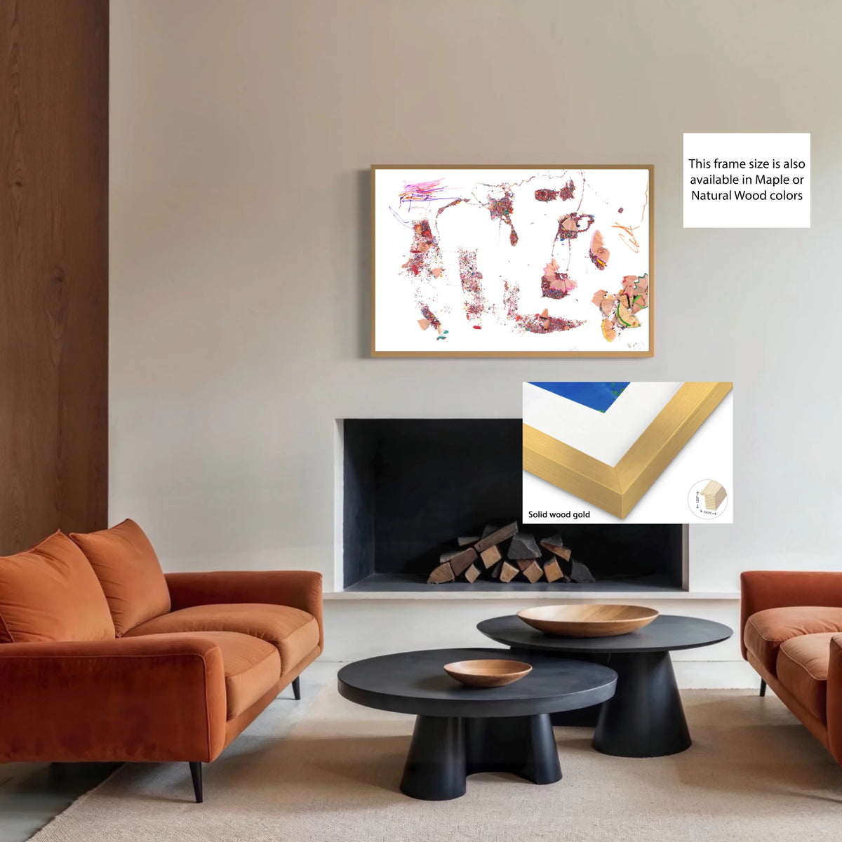 MU7F_Solid wood gold_Framed canvas_CP-30x45x0.75-SLDWG-0.8x1